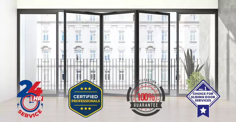 Sliding Accordion Door Repair in Weston