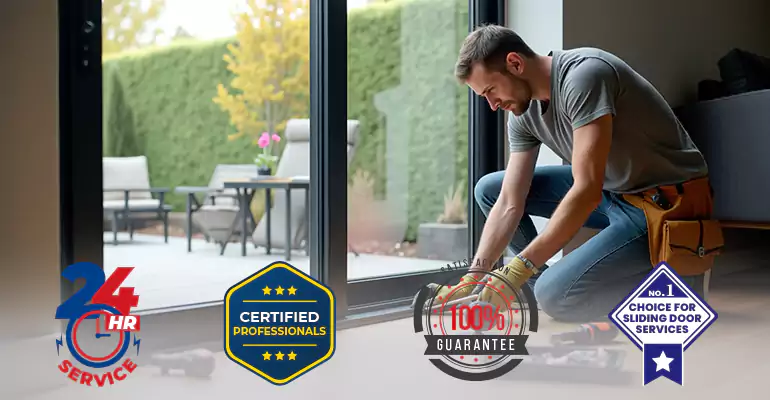 Andersen Patio Door Vinyl Repair in Weston