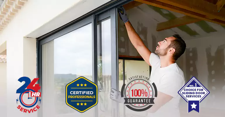 Automatic Impact Sliding Glass Door Repair in Weston