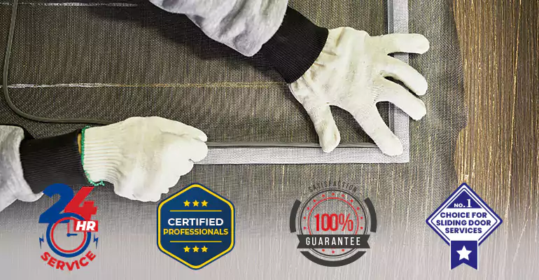 Commercial Mesh Door Repair in Weston