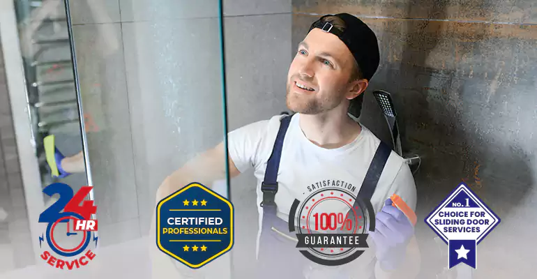 Bathroom Shower Door Repair in Weston