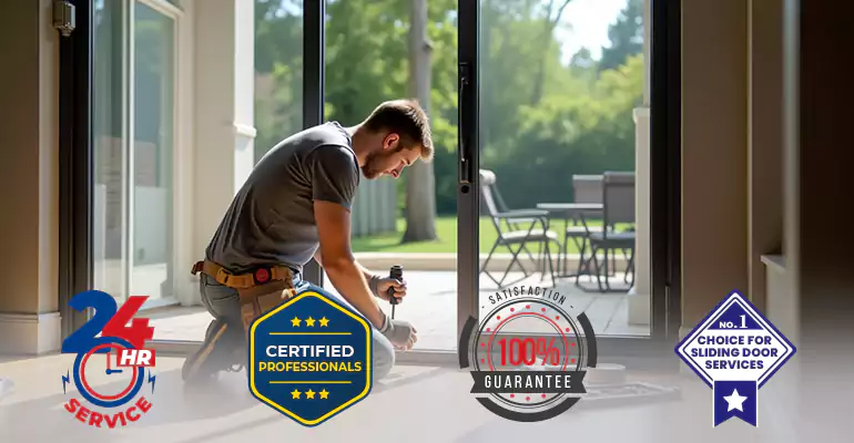 Sliding Door Strike Plate Repair in Weston