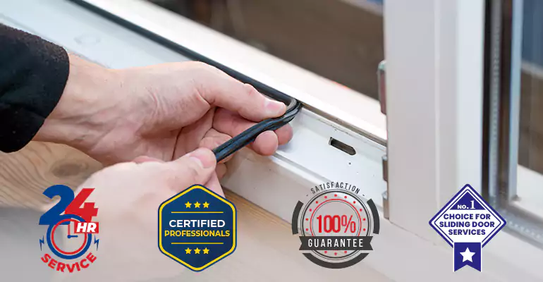 Sliding Glass Door Track Repair and Cost Estimate in Weston