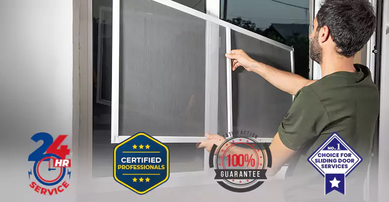 Sliding Screen Door Frame Repair in Weston