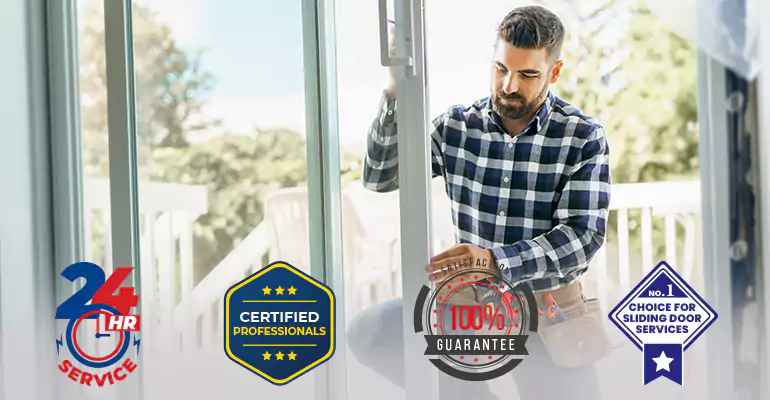 Residential Impact Sliding Glass Door Repair in Weston
