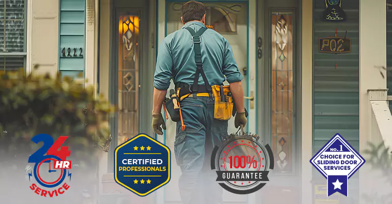 Porch Door Repair in Weston