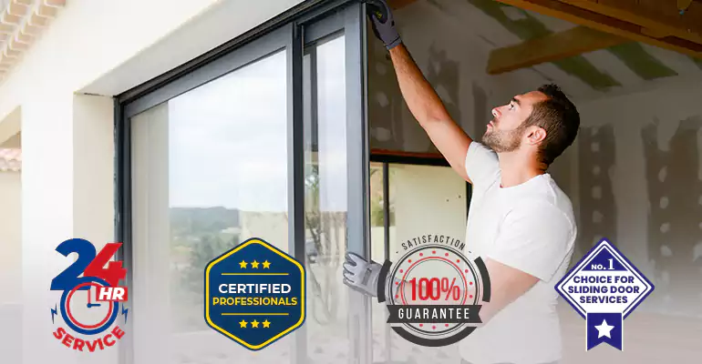 Sliding Glass Door Track Repair Service in Weston